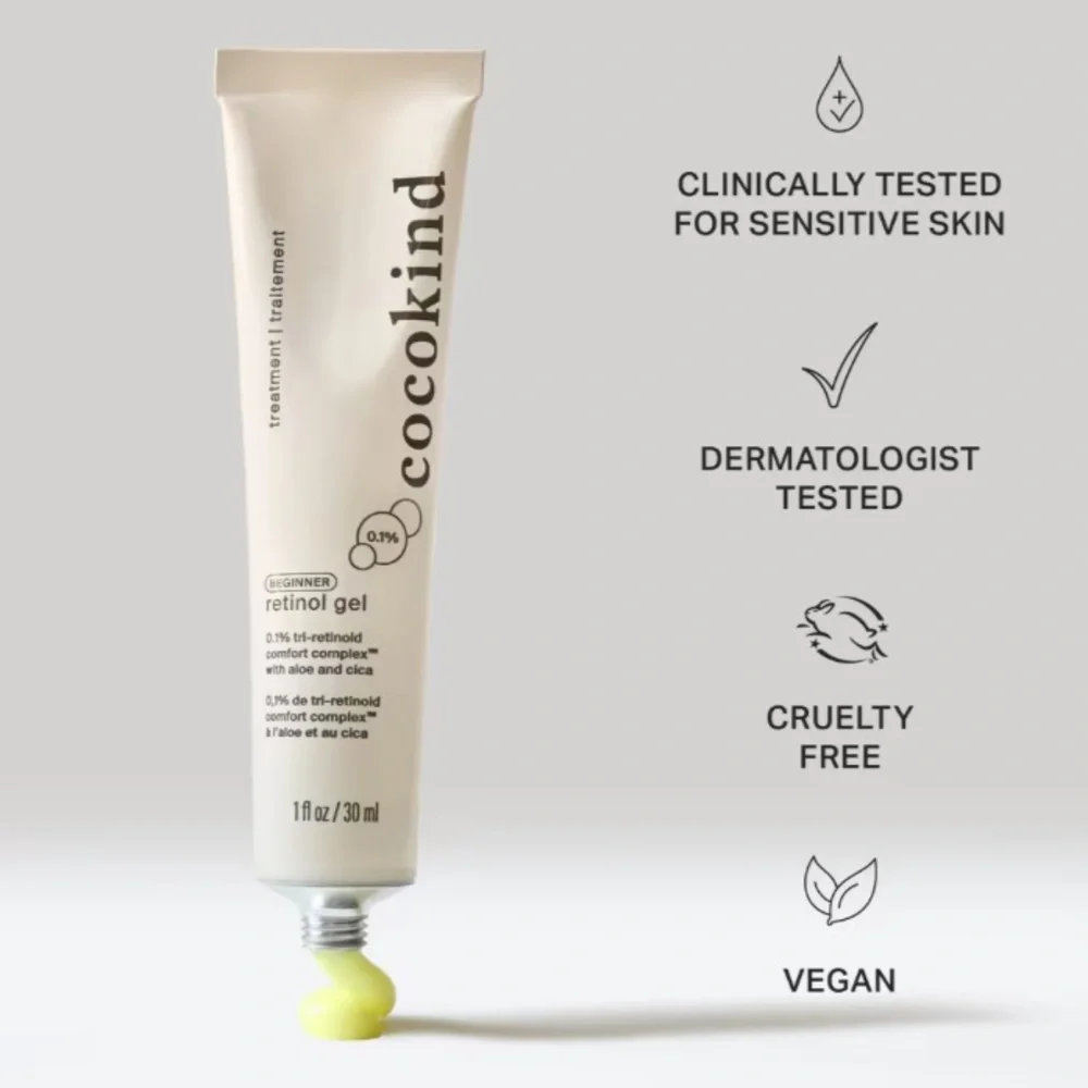 Cocokind Beginner Retinol‎ Gel 0.1% TRI-RETINOID COMFORT COMPLEX™